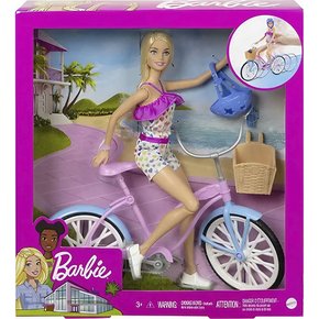 Boneca Barbie Ciclista com Bicicleta Mattel