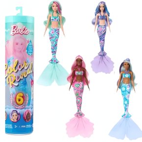 Boneca Barbie Color Reveal Sereia Surpresa Mattel