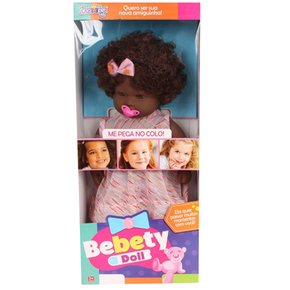 Boneca Bebety Doll com Chupeta Nova Toys