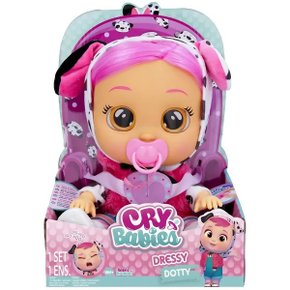 Boneca Cry Babies Dressy Dotty Dálmata Multikids
