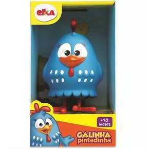 Boneca Galinha Pintadinha em Vinil Elka