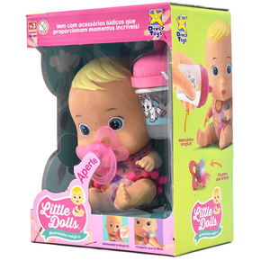 Boneca Little Dolls Mamazinho Mágico com Chupeta Divertoys