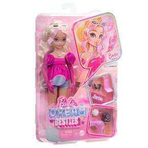 Boneca Malibu Barbie Dream Besties Com Cabelo Loiro e Acessórios