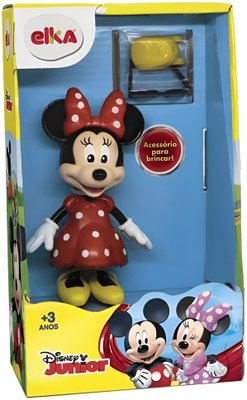Boneca Minnie Com Acessórios 12cm Elka