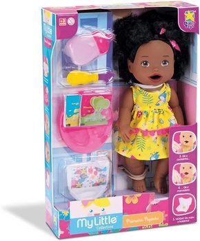 Boneca My Little Collection Primeira Papinha Negra Divertoys