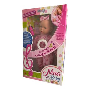 Boneca Nina Baby Musical que Canta Nova Toys