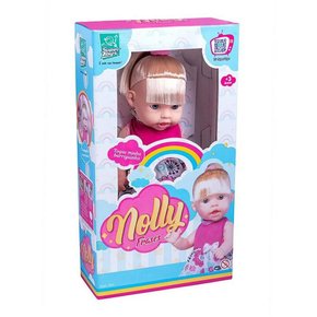 Boneca Nolly Loira com Frases Super Toys