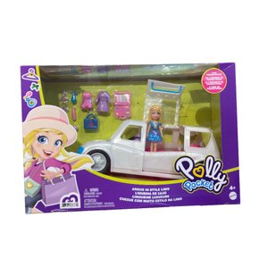 Boneca Polly Pocket Com Veiculo Limousine Fashion Mattel