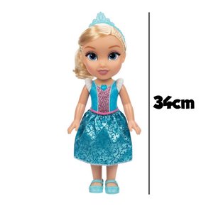 Boneca Princesas Disney Frozen Elsa com Acessórios e Roupinha