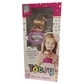 Boneca Totsy Frases com Chupeta Super Toys
