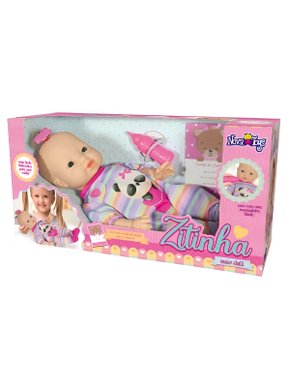 Boneca Zitinha Bebê Com Mamadeira New Doll