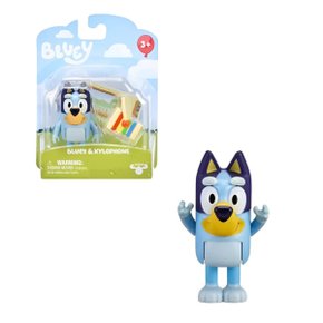 Boneco Colecionável 6cm Bluey E Xilofone