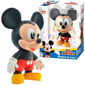Boneco De Vinil Disney Mickey 12cm Líder