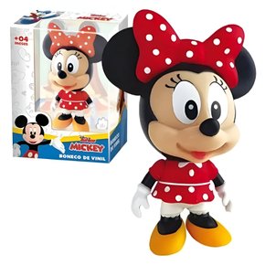 Boneco De Vinil Disney Minnie 12cm Líder