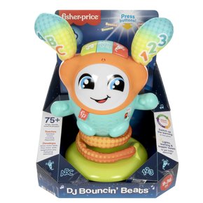 Boneco Dj Bouncy Beats Pular e Aprender Fisher