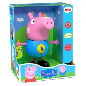 Boneco George Peppa Pig com Atividades Elka