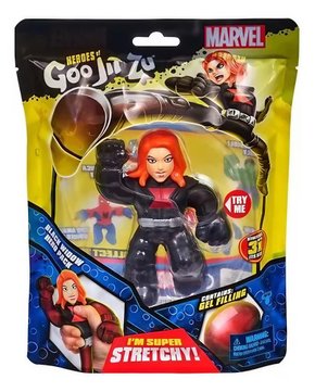 Boneco Herói Elástico Goo Jit Zu Black Widow Sunny