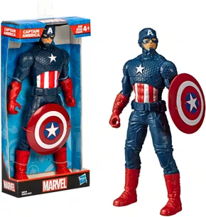 Boneco Marvel Avengers Capitão América Com Escudo Hasbro