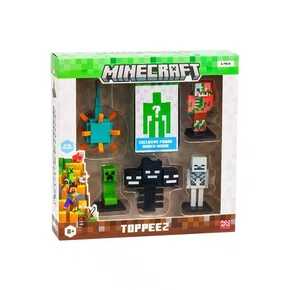 Boneco Minecraft 3D Guardião/Creeper/Wither/Esqueleto/Piglin