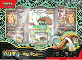 Box Pokémon Destinos De Paldea Presa Grande Ex Brilhante