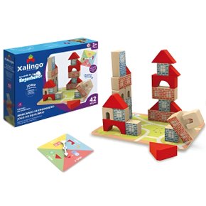 Brincando de Engenheiro Blocos de Montar 42 peças Xalingo