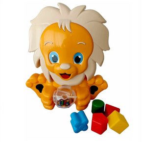 Brinquedo Amigo Leão Juba Branca Calesita