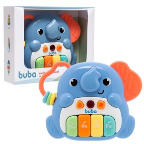 Brinquedo Bebê Elefante Musical Sons e Luzes Buba