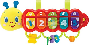 Brinquedo Lagarta Musical Com Luzes Winfun