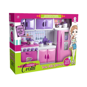 Brinquedo Cozinha Infantil Coleção Cristal Lua De Cristal