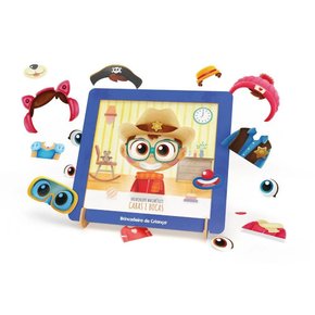 Brinquedo Magnético Caras e Bocas Brincadeira de Criança