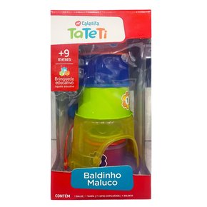 Brinquedo de Empilhar Baldinho Maluco Cores Sortidas Calesita