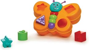 Brinquedo Encaixa Borboleta Espoleta Laranja Calesita