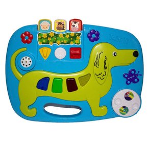 Brinquedo Infantil Cãozinho Musical Azul Calesita