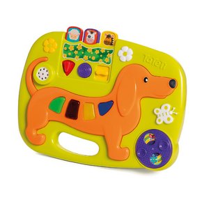Brinquedo Infantil Cãozinho Musical Verde Calesita