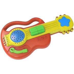 Brinquedo Infantil Guitarra Rock Star Vermelha Calesita