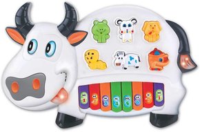 Brinquedo Infantil Pianinho Vaquinha Braskit