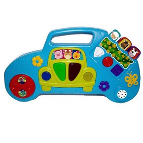 Brinquedo Infantil Piano Fouks Musical Azul Calesita