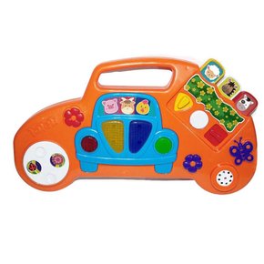 Brinquedo Infantil Piano Fouks Musical Laranja Calesita