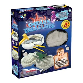 Brinquedo Caça Ao Tesouro Kit Escavação Oceano Multikids