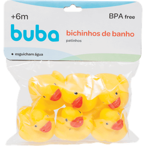 Brinquedo para Bebê de Banho Patinhos Buba