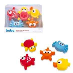 Brinquedos De Banho Amigos Marinhos Com Ventosa Buba