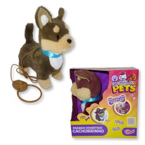 Cachorrinho Laço Azul Controle Remoto Playfull Pets Toyng