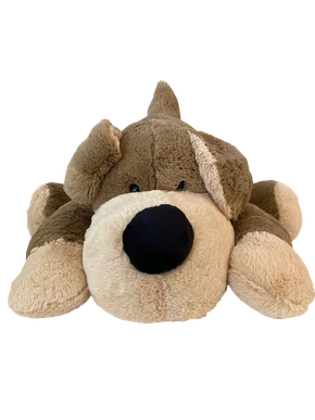 Cachorro De Pelúcia Duque Marrom Grande 85cm Brumar