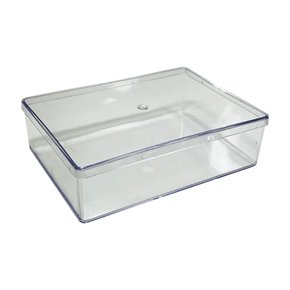 Caixa Acrílica Transparente 15x10x4cm Massari