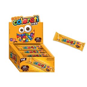 Caixa de Confeito Coloreti Chocolate C/36 Unidades 396g Jazam