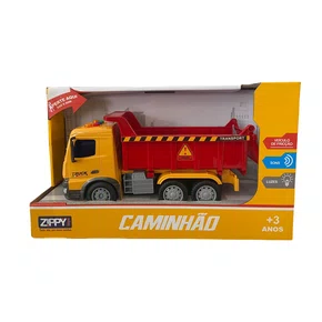 Caminhão Basculante 22cm C/Luz e Som Zippy