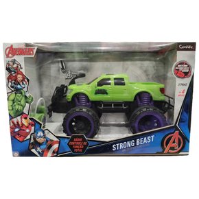 Carro de Controle Remoto Avengers Strong Beast Hulk Candide