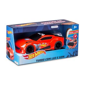 Carro Hot Wheels Turbo com Luz e Som Multikids