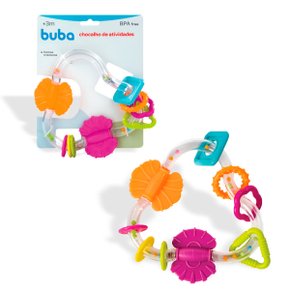 Chocalho De Atividades Com Mordedor Buba