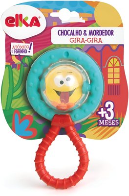 Chocalho e Mordedor Gira-Gira Elka